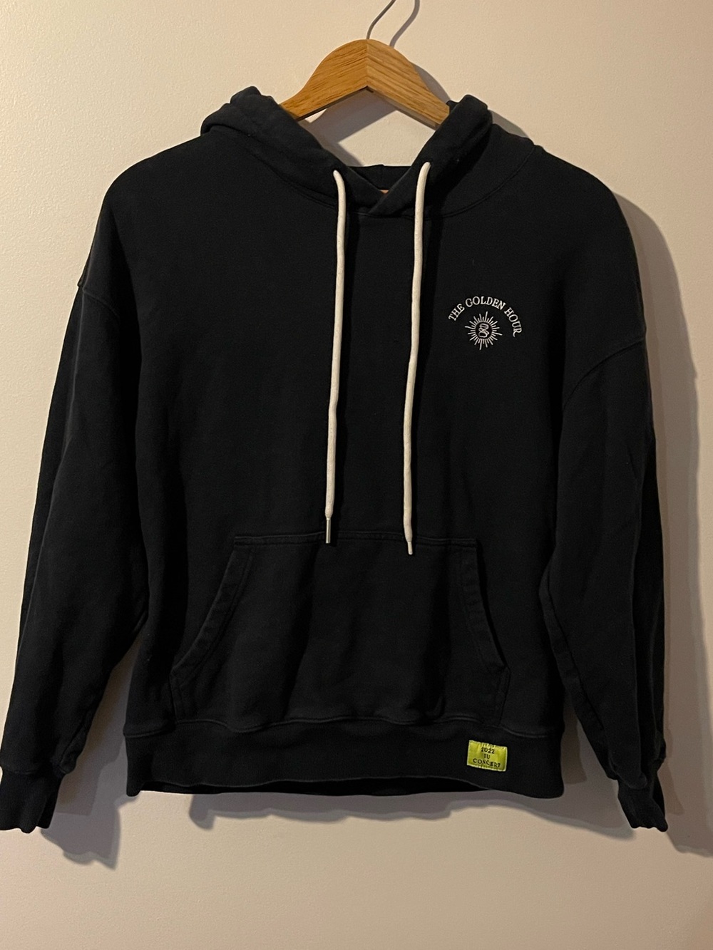 IU The Golden Hour 2022 Concert Official Hoodie Black M